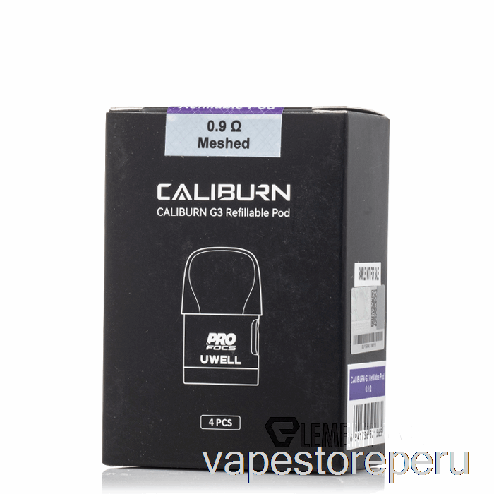 Vape Smoke Uwell Caliburn G3 Cápsulas De Repuesto 0.9ohm Caliburn G3 Pods